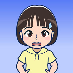 黄色い服着た子供