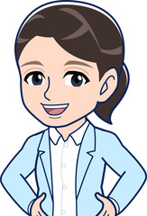 Fototapeta premium 若手のビジネスウーマン