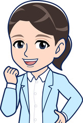 若手のビジネスウーマン