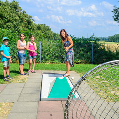 Naklejka premium Minigolf Wellenburg