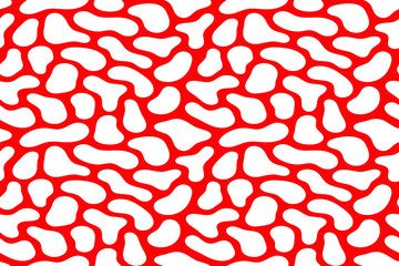 Abstract stamp texture. Seamless pattern with abstract shapes.