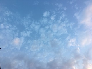 blue sky with clouds background