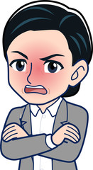 中堅の女性社員