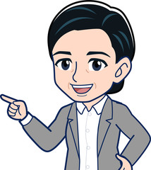 中堅の女性社員