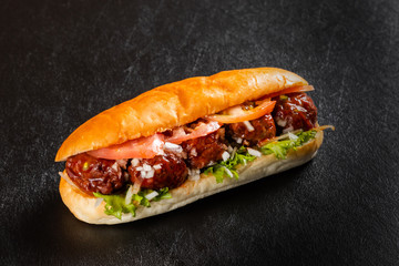 ミートボールサンドウィッチ　American Meatball Sandwich