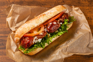 ミートボールサンドウィッチ　American Meatball Sandwich