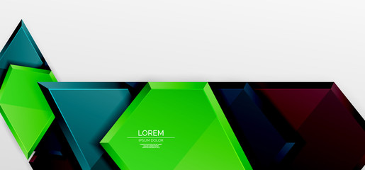 Metal glossy shiny geometric shapes with 3d effect composition. Techno futuristic vector abstract background For Wallpaper, Banner, Background, Card, Book Illustration, landing page