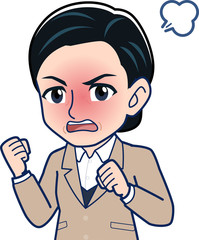 中堅の女子社員