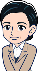 中堅の女子社員