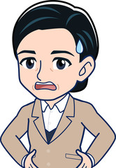 中堅の女子社員