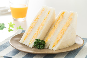 ふんわりしっとり、たまごサラダのサンドイッチ