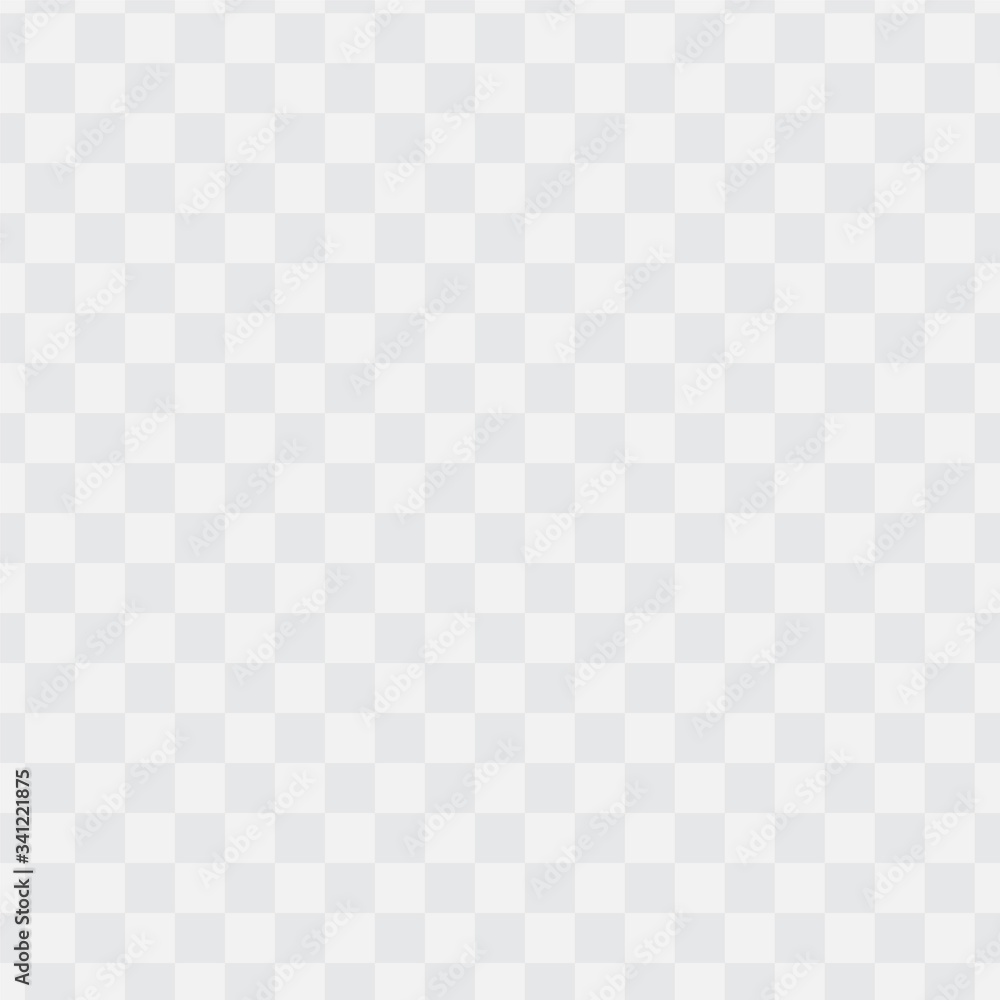 Poster seamless pattern with transparency grid. abstract grey squares cell sheet