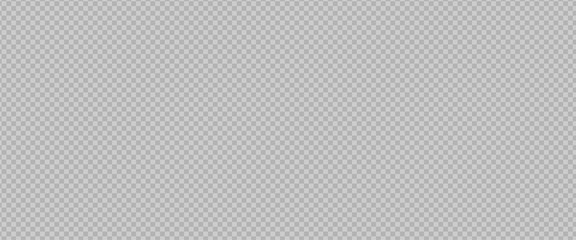 Horizontal background with small grey squares. Transparency grid pattern template