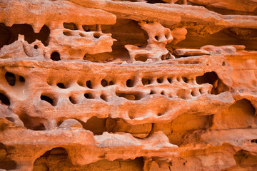 canyon with red stones - Powered by Adobe