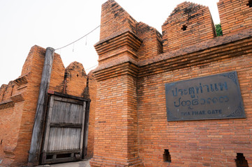 Tha Phae Gate in Chiang Mai Province