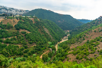 Obraz premium The Mountains of Lebanon are the Symbol of the Country. After Centuries of Persistent Deforestation