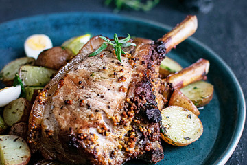 Pork and potato salad