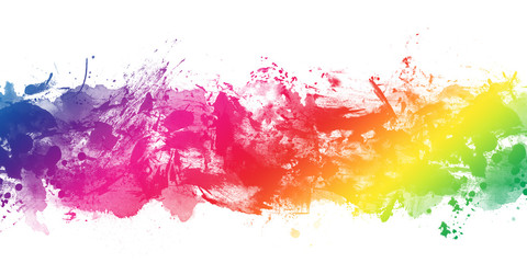 Abstract stain watercolors.colors wet on dry paper