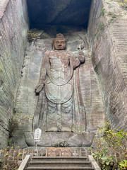 仏像(鋸山)