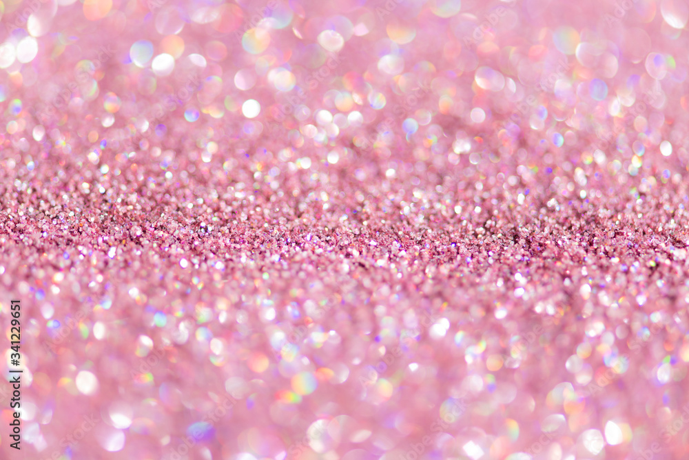 Poster Shiny pink glitter textured background