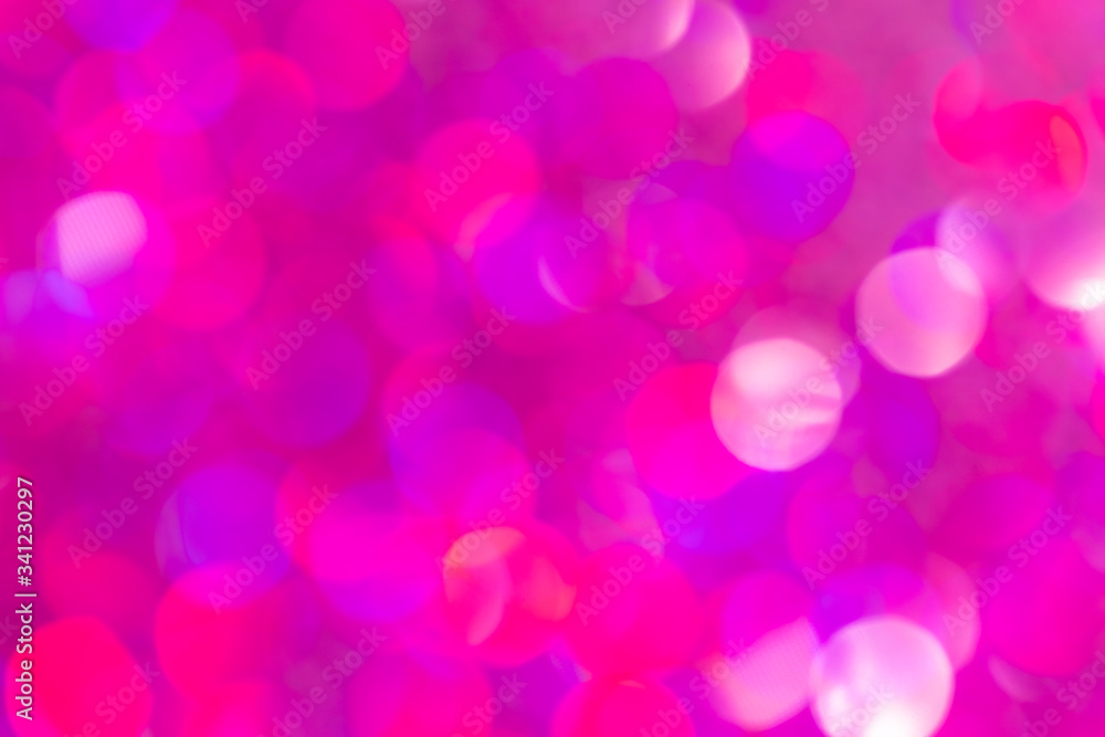 Canvas Prints abstract blurred pink bokeh lights background