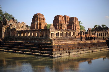 Prasat Mueang Tam (Mueang Tam castle) in Buriram, Thailand
