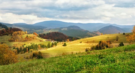 autumn in the mountains ( mala fatra)