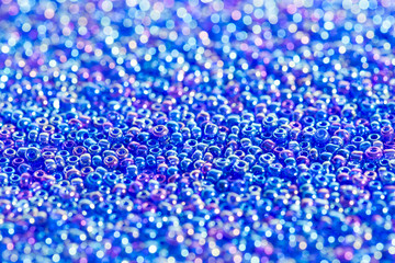 Shiny blue glitter textured background