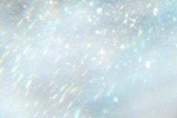 Blurry silver glitter background texture