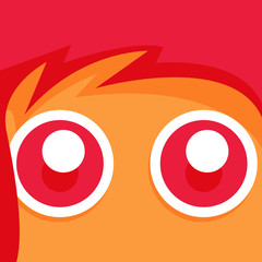 User Avatar with Cute and Flat Style. Suitable for your Profile Picture or Icon