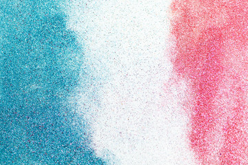 Pink and blue glittery background