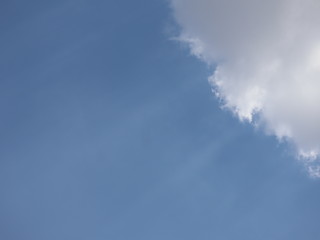 blue sky with clouds