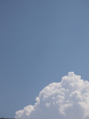 blue sky with clouds