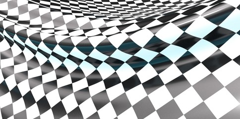 Obraz premium black and white Finish flag digital wallpaper illustration
