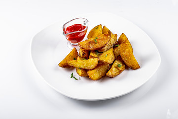 potato fried dinner
food photo