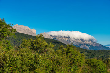 Landscape at Saint Baudille et Pipet, Trieves in Vercors, French Alps, France