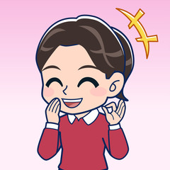 ポニーテールの小学生