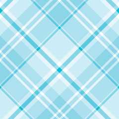 Seamless pattern in interesting positive blue and white colors for plaid, fabric, textile, clothes, tablecloth and other things. Vector image. 2