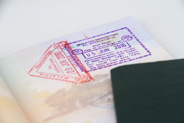 Visa Stamp (Visit Pass) on Passport