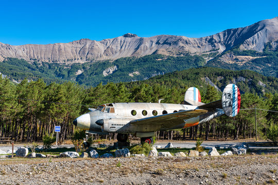 Gliding Center Ubaye near Barcelonnette in the Alpes-de-Haute-Provence in France