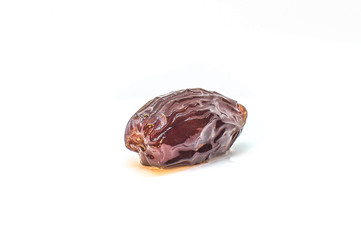 Date Fruit on White Background