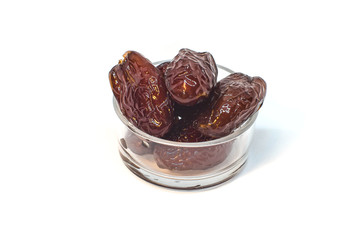 Date Fruit on White Background