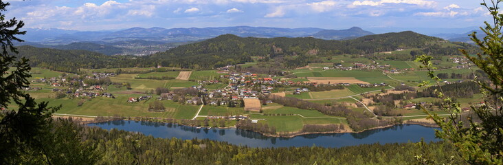 Panorama Rauschelesee / Südkärnten / Österreich