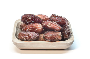 Date Fruit on White Background