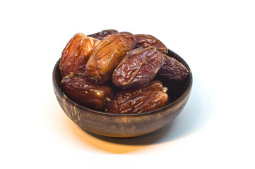 Date Fruit on White Background