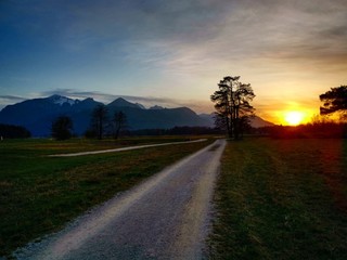 Chiemgau sunset