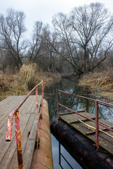 Russia the city of Ryazan. Trubezh River..