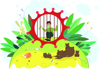 The world is restored while humanity remains in isolation