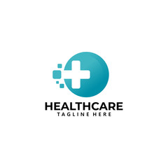 Obraz premium health care logo icon vector isolated