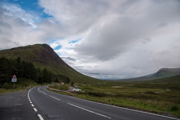 Landschaft in den Highlands Schottlands